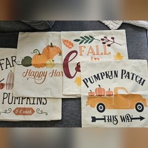 Fall 16" throw pillow covers